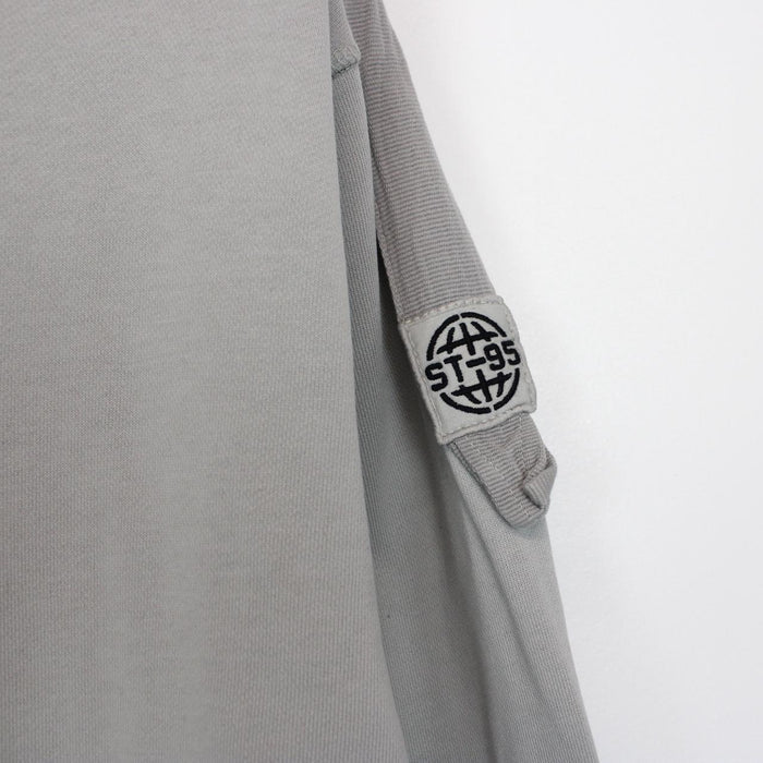 ST95 Light Grey Cotton Hoodie Jumper
