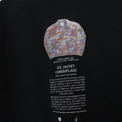 Stone Island Archivio AW 2022 Black Short Sleeve Cotton T-Shirt