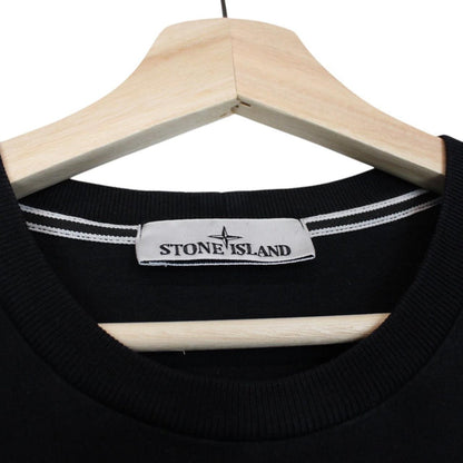 Stone Island Archivio AW 2022 Black Short Sleeve Cotton T-Shirt