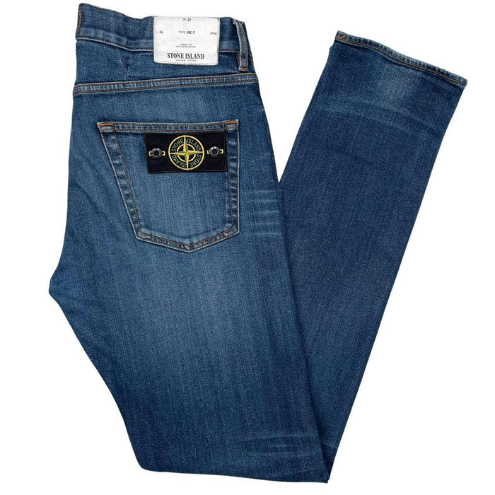 Stone Island AW 2016 Blue RE-T Fit Denim Jeans