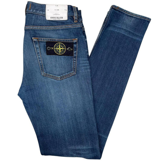 Stone Island AW 2016 Blue Skinny Fit Denim Jeans