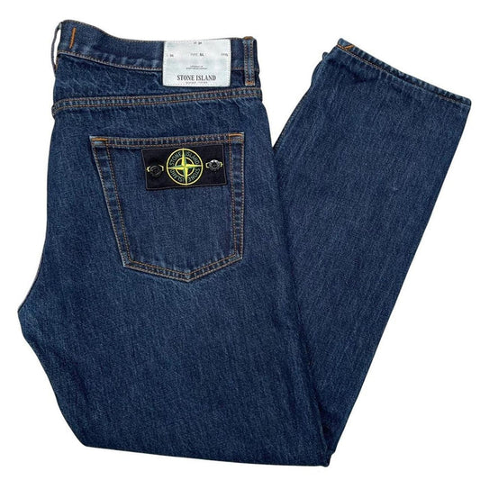 Stone Island AW 2016 Navy Blue Slim Fit Denim Jeans