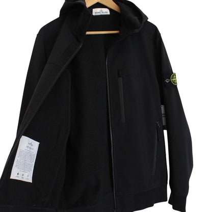 Stone Island AW 2018 Black Soft Shell-R Full Zip Jacket