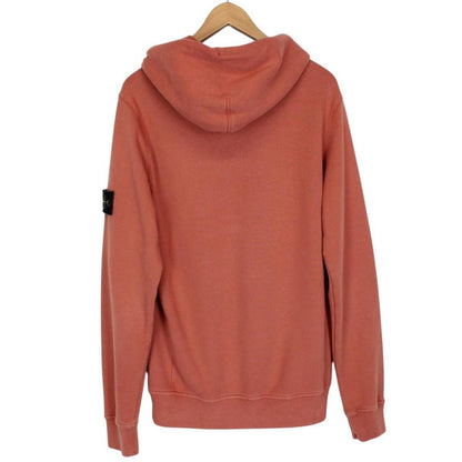 Stone Island AW 2019 Orange Cotton Hoodie Jumper