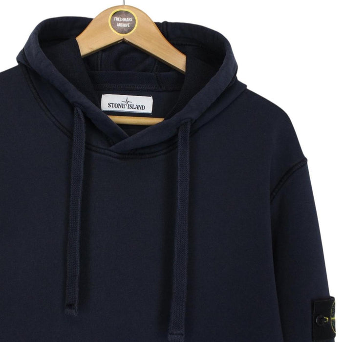 Stone Island AW 2020 Navy Blue Cotton Hoodie Jumper