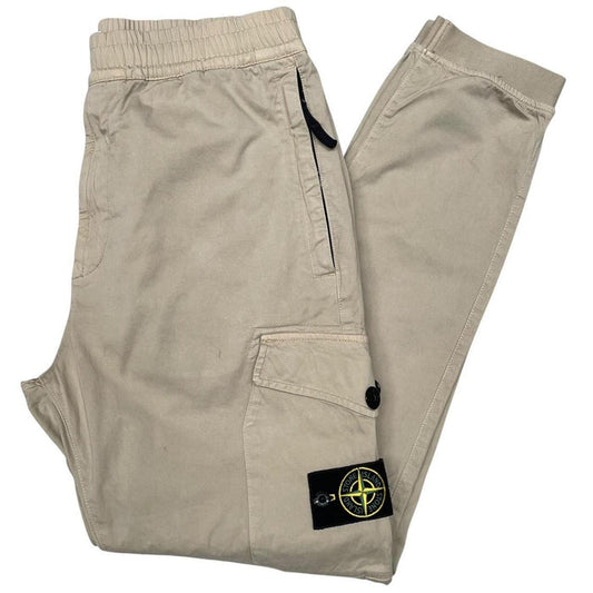 Stone Island AW 2020 Beige RE-T Fit Cargo Trousers