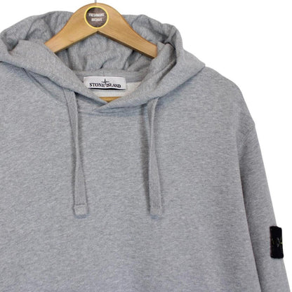 Stone Island AW 2024 Grey Cotton Hoodie Jumper