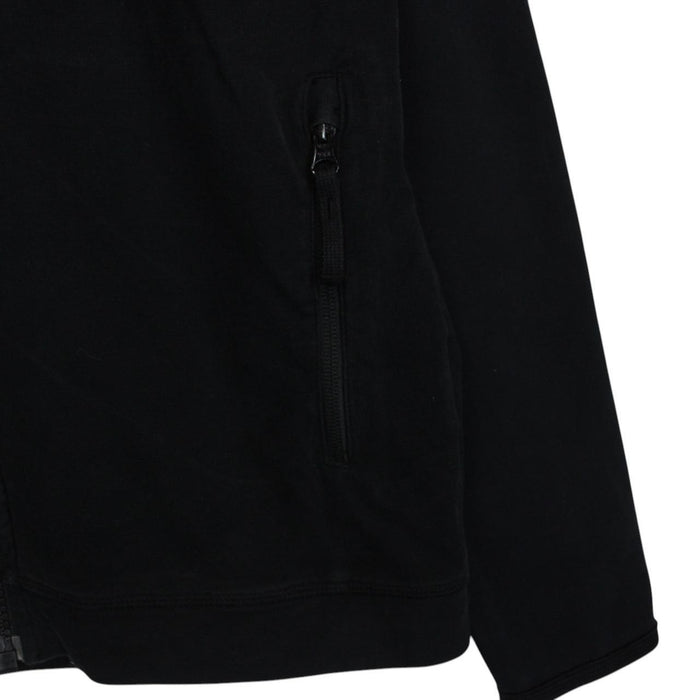 Stone Island Ghost AW 2017 Black Full Zip Resin Cotton Sweatshirt Jumper