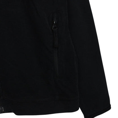Stone Island Ghost AW 2017 Black Full Zip Resin Cotton Sweatshirt Jumper