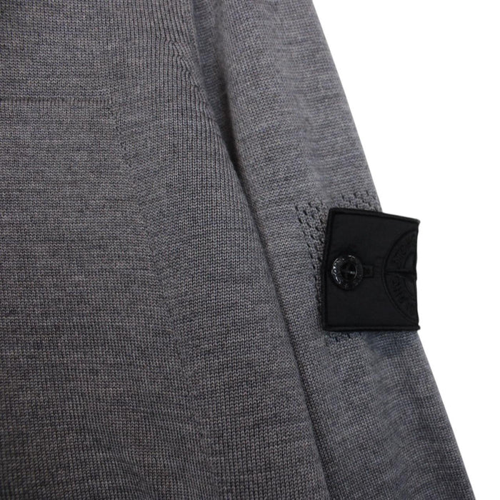 Stone Island Shadow Project Grey Wool Knit Jumper