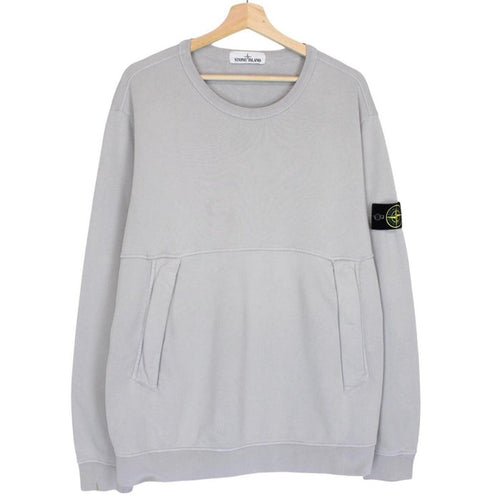 Stone Island SS 2020 Grey Cotton Sweatshirt Jumper