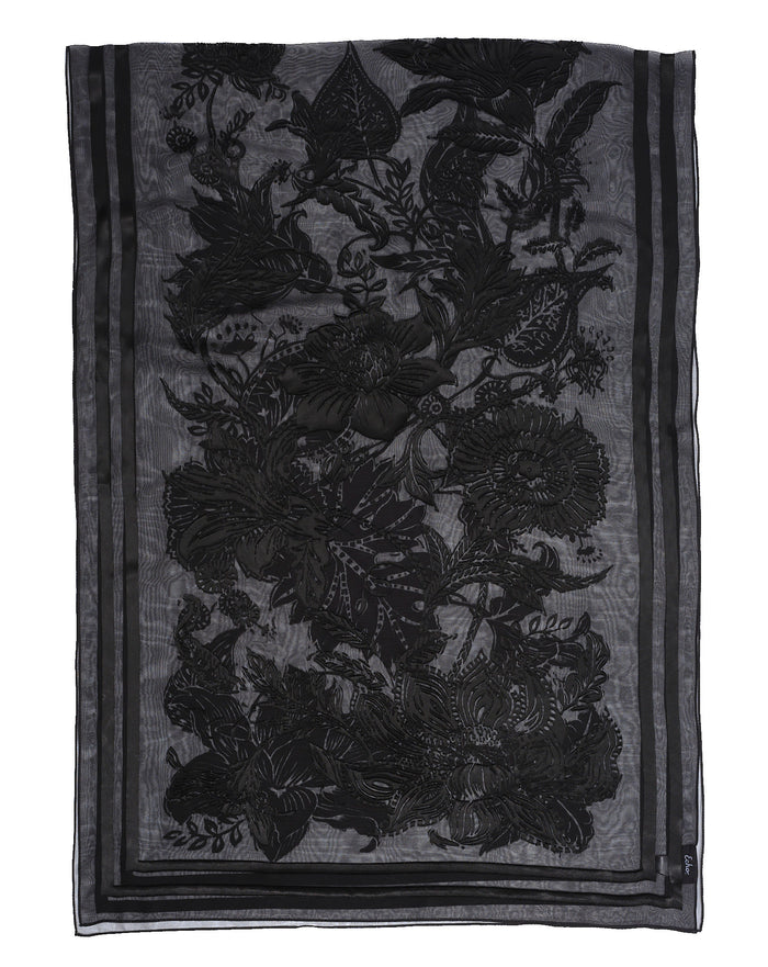 Sunkissed Silhouette Occasion Wrap in color black