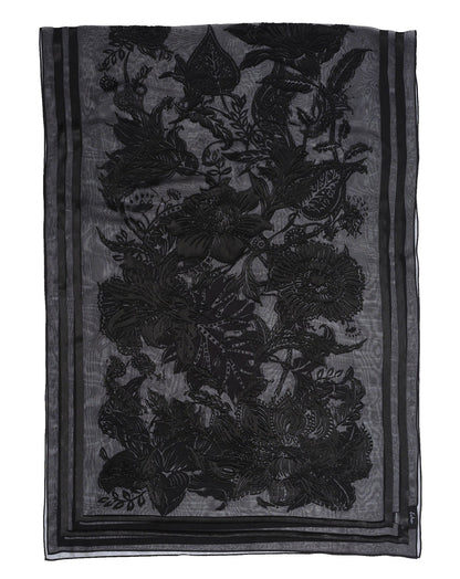 Sunkissed Silhouette Occasion Wrap in color black