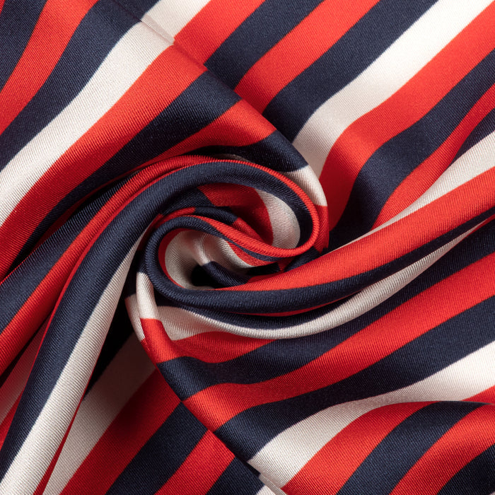 Stripes Silk Scarf in Multi
