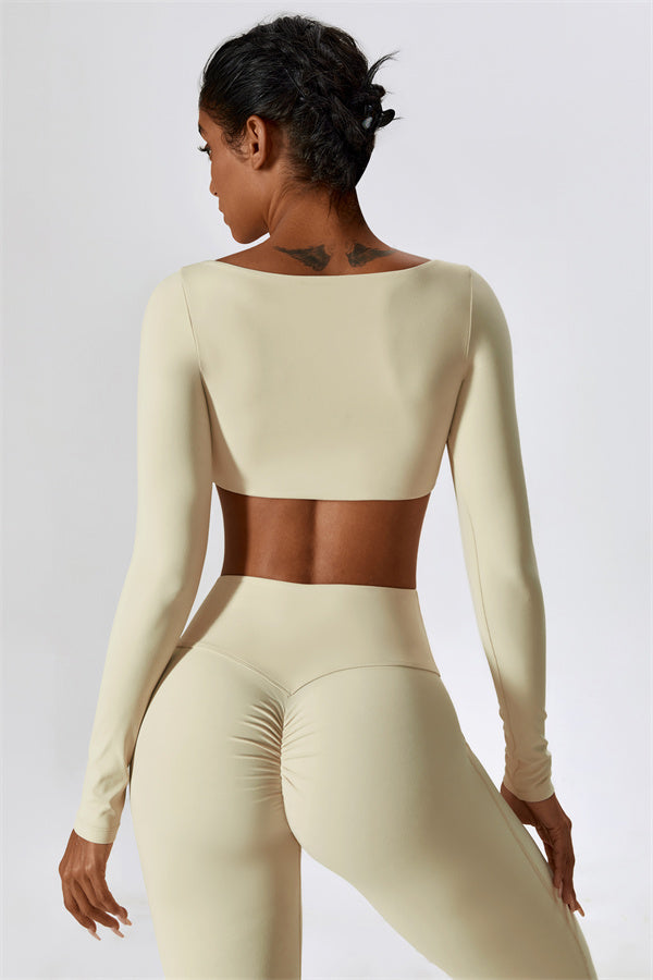 The Lily Belle Crop Top Flared Leggings 2-Piece Set