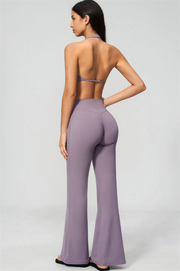 The Lox Sports Bra Flared Leggings 2-Piece Set