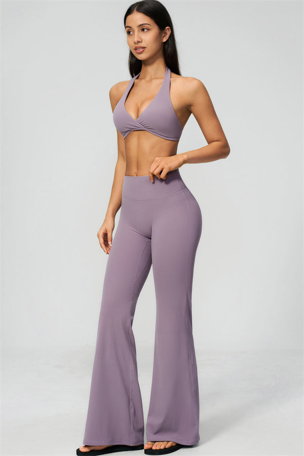 The Lox Sports Bra Flared Leggings 2-Piece Set