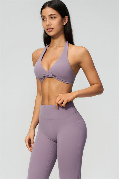 The Lox Sports Bra Flared Leggings 2-Piece Set