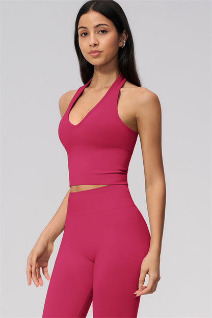The New Allure Halter Top Capri Leggings 2-Piece Set