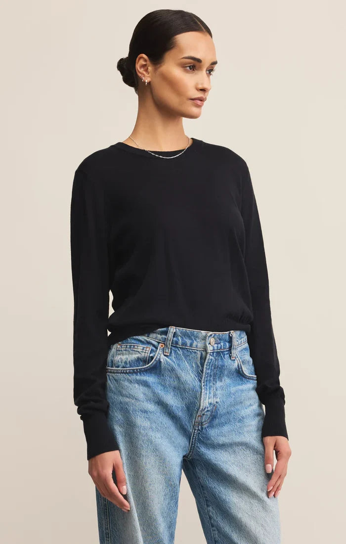 The Perfect Layer Sweater - Black