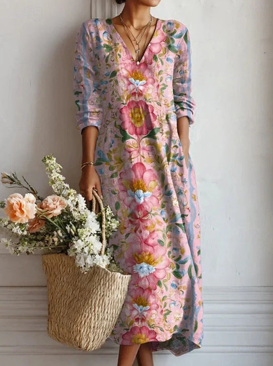 The Sienna Flow Midi Dress - Soft Collection