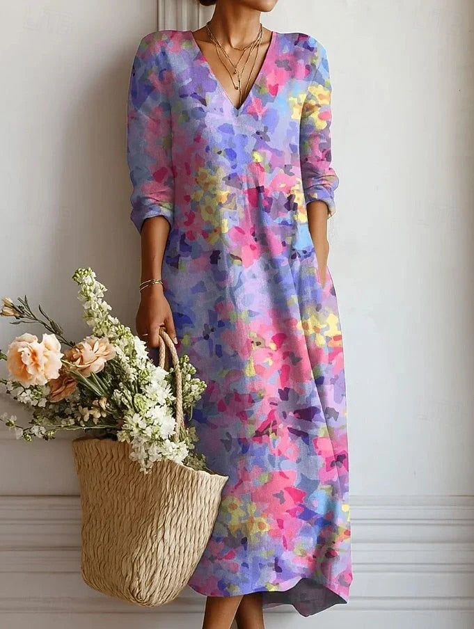 The Sienna Flow Midi Dress - Soft Collection
