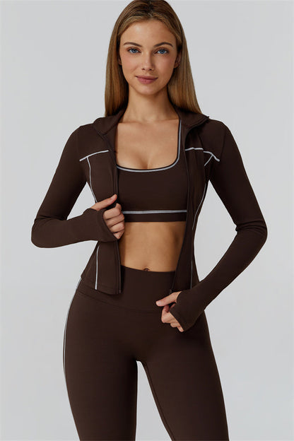 The Venus Zip Top Leggings 2-Piece Set