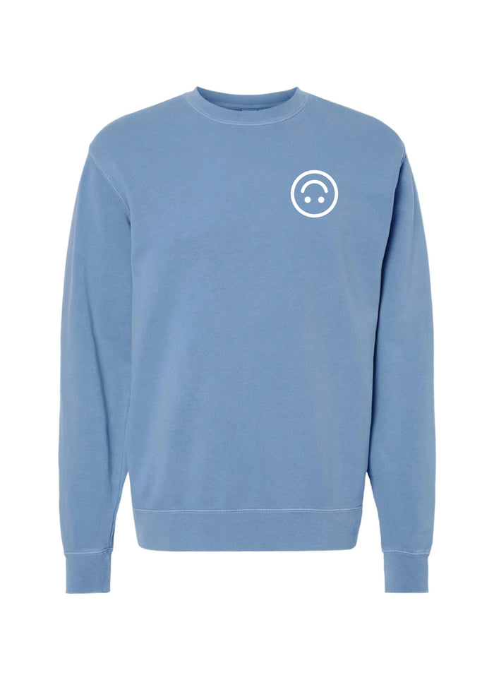 Upside Down Smiley Face Crewneck