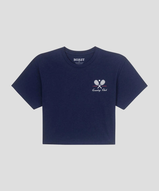 USA Country Club Crop Tee