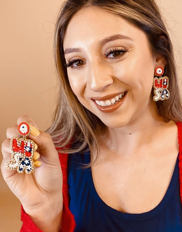 USA Earringd