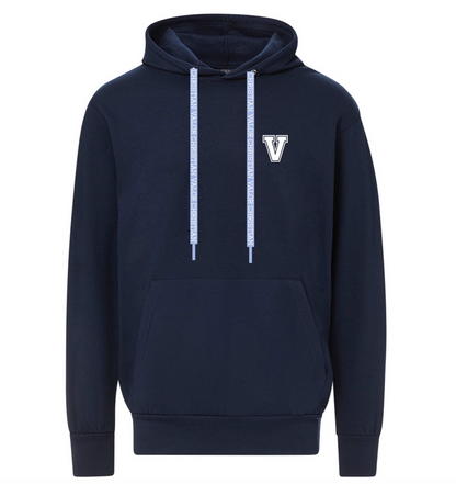 V Hoodie with VCHS Laces - Navy