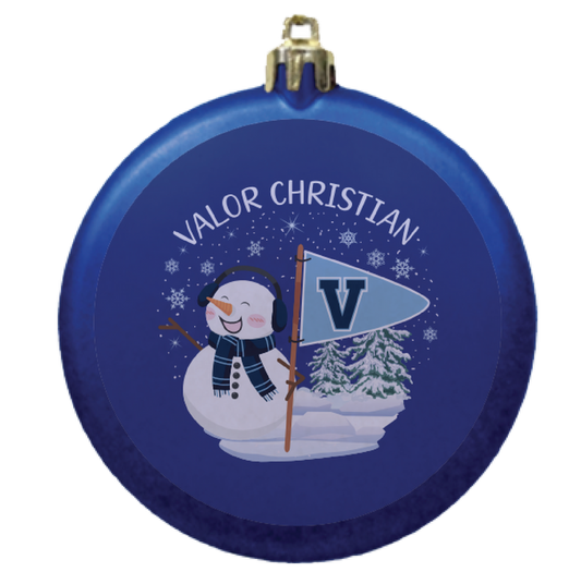 Valor Snowman Christmas Ornament