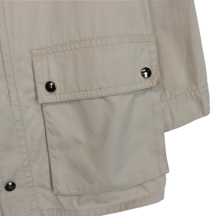 Vintage Polo Ralph Lauren Beige Full Zip Military Multi Pocket Jacket