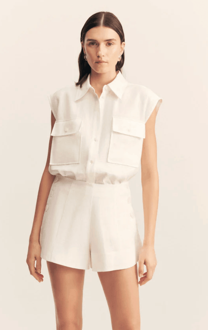 Wellington Sleeveless Shirt - Amor Lafayette