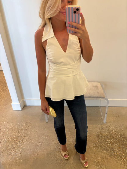 White Colbie Top