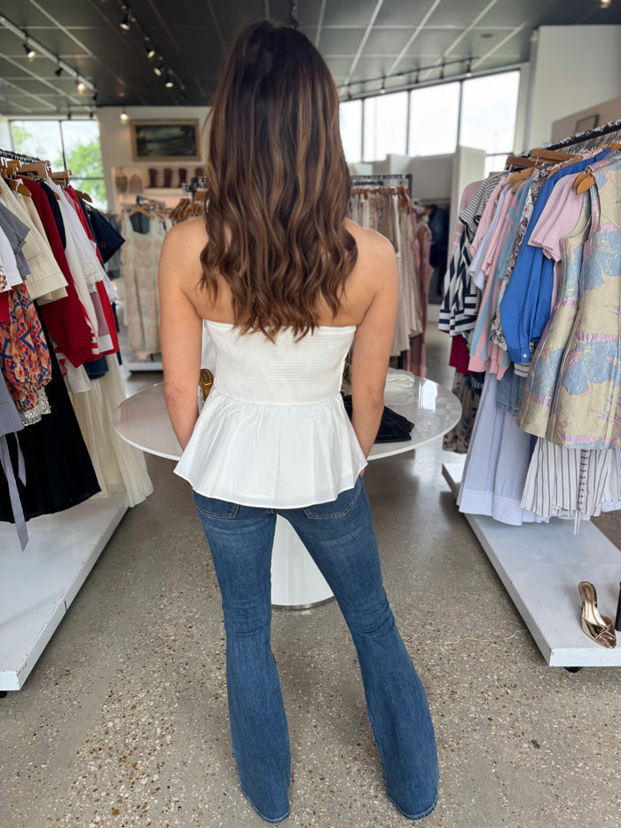 White Colbie Top