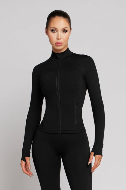 Zip Jacket - BlackKG20 - B - M/LKATE GALLIANO