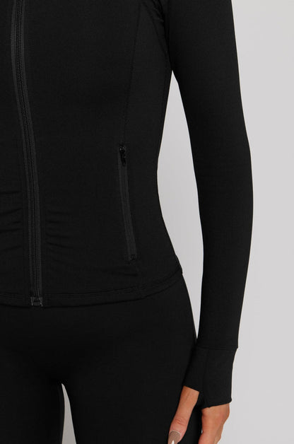 Zip Jacket - BlackKG20 - B - M/LKATE GALLIANO