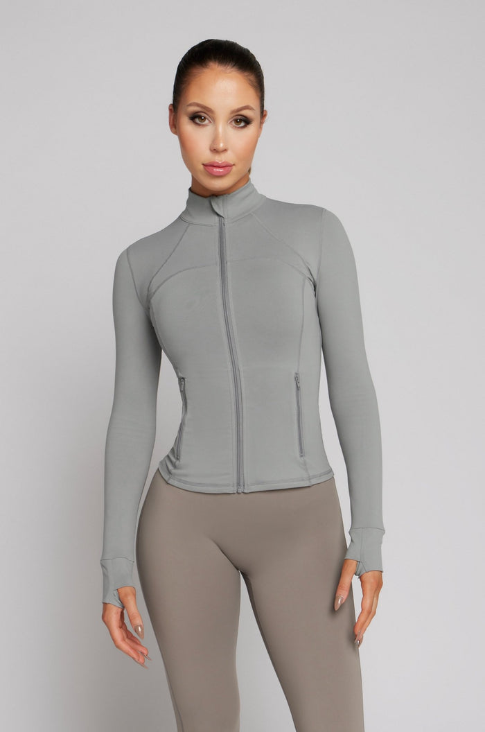 Zip Jacket - Light GreyKG20 - L - M/LKATE GALLIANO