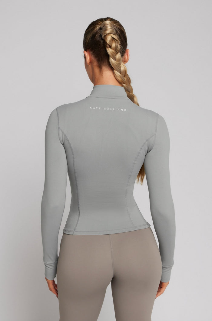 Zip Jacket - Light GreyKG20 - L - M/LKATE GALLIANO